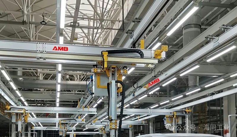 泰国长城汽车总装产线的AMB™铝轨及T型臂等助力设备